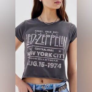 Urban outfitters Led zeppelin baby tee